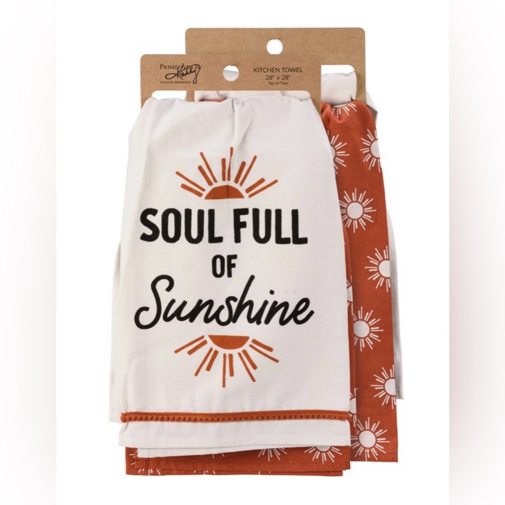 Primitives by Kathy Soul Full of Sunshine Kitchen Towel Set